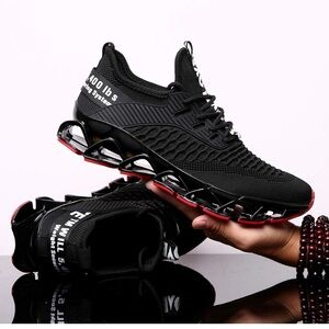 Chopben Men's Running Shoes Blade Non Slip Fashion Sneakers